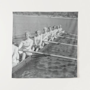 Tapete De Parede EQUIPE Vintage, sport, row, time, boat, retro, c