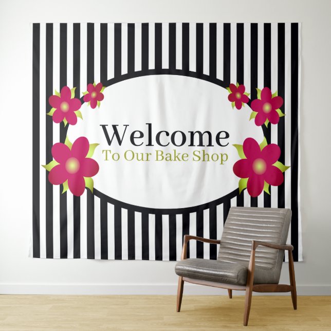 Tapete De Parede Escala De Frio E Floral (In Situ (Horizontal))