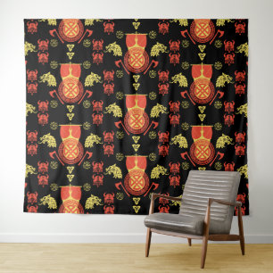 Tapete De Parede Escandinávia Viking Norsêmen Home Decor