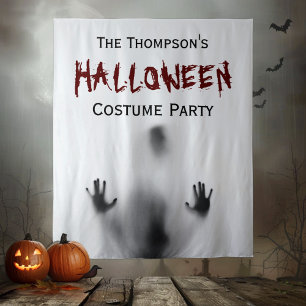 Tapete De Parede Escarnece Moderno, Bloody Halloween Party White Ba