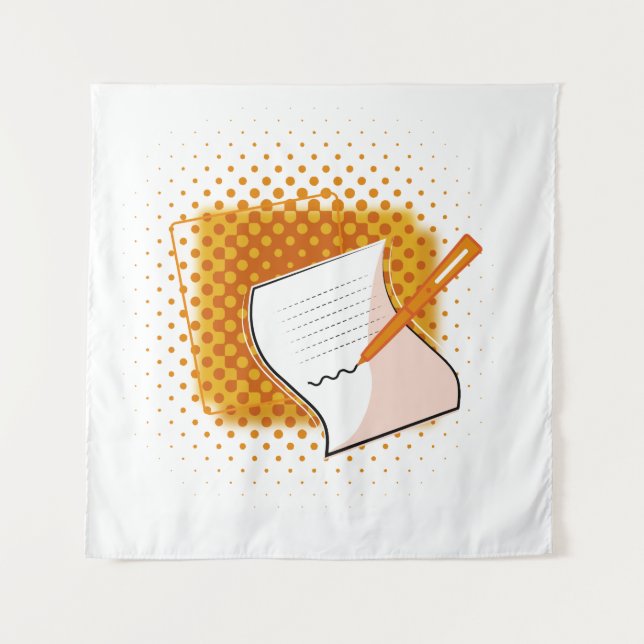 Tapete De Parede Escrevendo sobrevoo (Frente)