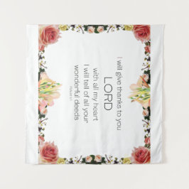 Tapete De Parede Escritura Salm 9, Floral