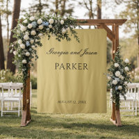 Espanto de casamento elegante de Ochre