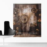 Tapete De Parede Espanto Industrial Vitoriano De Casamento Steampun<br><div class="desc">Este design de casamento de folhas verdes botânicas pode ser personalizado com suas informações. Ele pode ser personalizado ainda mais, escolhendo o clique para personalizar a opção. Você pode alterar a cor e o estilo do texto, alguns planos de fundo e excluir algumas imagens. Por favor, veja minhas coleções para...</div>