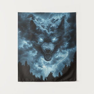 Tapete De Parede Espírito Lobo da Tempestade