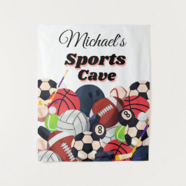 TAPETE DE PAREDE ESPORTES PERSONALIZADOS CAVAM TAPESTRIA PARA QUALQ