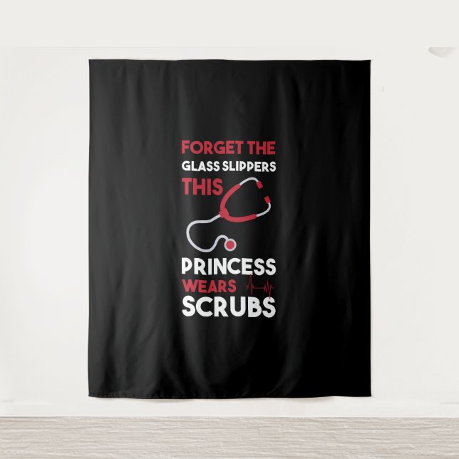 Tapete De Parede Esqueça A Enfermeira De Diálise De Vidro (Frente)