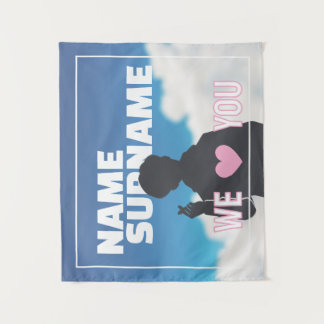 Tapete De Parede Estandarte de Apoio a Ídolo Kpop Personalizado Sua