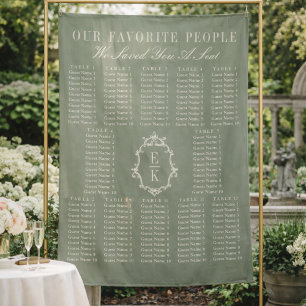 Tapete De Parede Estandarte de Cartaz de Assentos de Casamento em T