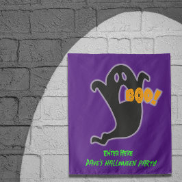 Tapete De Parede Estandarte de festa de Halloween personalizável Fa