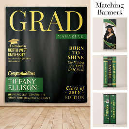 Tapete De Parede Estandarte Personalizado de Formatura, Capa de Rev