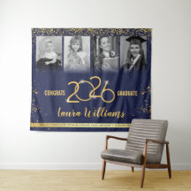 Estandarte Personalizado de Formatura Colagem de F