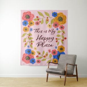 Tapete De Parede Este é o meu lugar feliz grande
