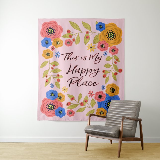 Tapete De Parede Este é o meu lugar feliz grande (In Situ)