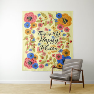 Tapete De Parede Este é o meu lugar feliz grande