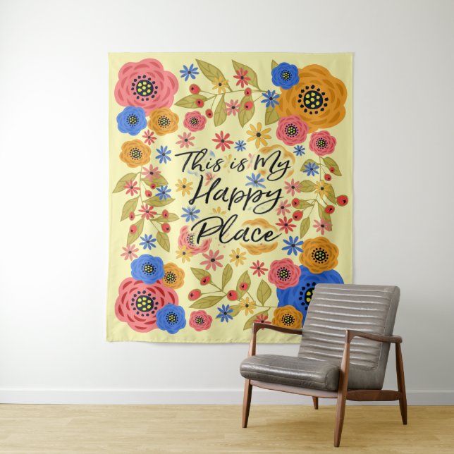 Tapete De Parede Este é o meu lugar feliz grande (In Situ)