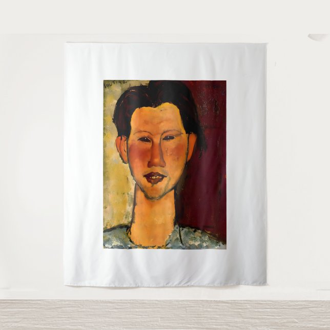 Tapete De Parede estilo artístico de Amedeo Modigliani (Frente)
