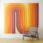 Tapete De Parede Estilo de Vintage Retroativo 70s Design geométrico<br><div class="desc">70s Estilo de Vintage Retroativo Design Geométrico em Laranja Castanho e Amarelo.</div>