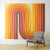 Estilo de Vintage Retroativo 70s Design geométrico