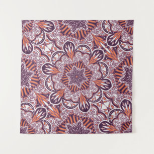 Tapete De Parede Estilo étnico, textura decorativa vintage.