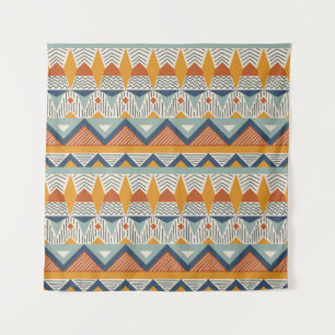 Tapete De Parede Estilo Navajo - Design de padrão sem costura