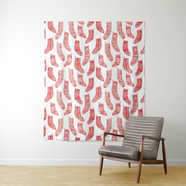 Tapete De Parede Estoque de Natal Nórdico (In Situ)