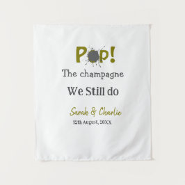 Tapete De Parede Estourar o champanhe ainda fazemos casal cinza dou