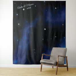 Tapete De Parede Estrelas Brilhantes à Noite Penduradas