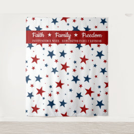 Tapete De Parede Estrelas Patrióticas Cristãs Estrelas Photobooth