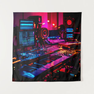 Tapete De Parede Estúdio de Música em Casa