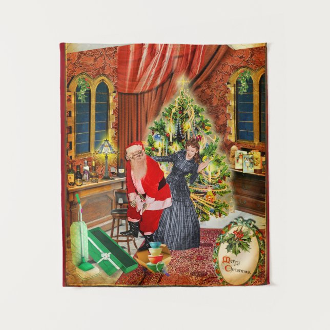 Tapete De Parede  ¡Estúpido Santa! Prefiero joyas :/ (Frente)