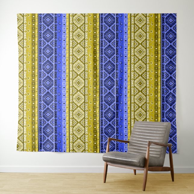 Tapete De Parede Etno boho ornamentoso tradicional tribal (In Situ (Horizontal))