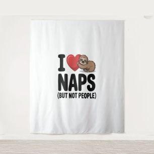 Tapete De Parede Eu Adoro Naps Bonito Coração Leve