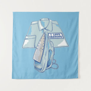 Tapete De Parede Eu adoro passar ferro engraçado