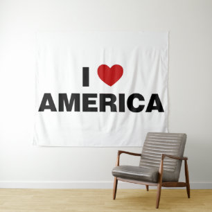 Tapete De Parede Eu amo a América