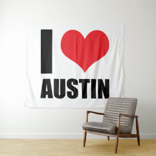 Tapete De Parede Eu amo Austin