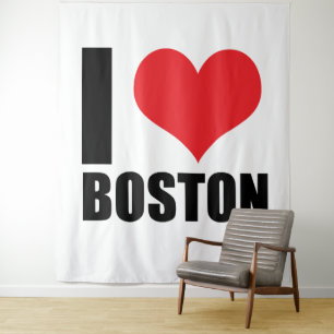 Tapete De Parede Eu amo Boston