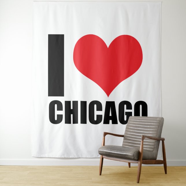 Tapete De Parede Eu amo Chicago (In Situ)