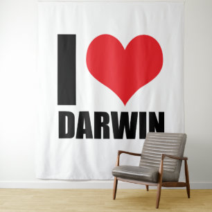 Tapete De Parede Eu amo Darwin