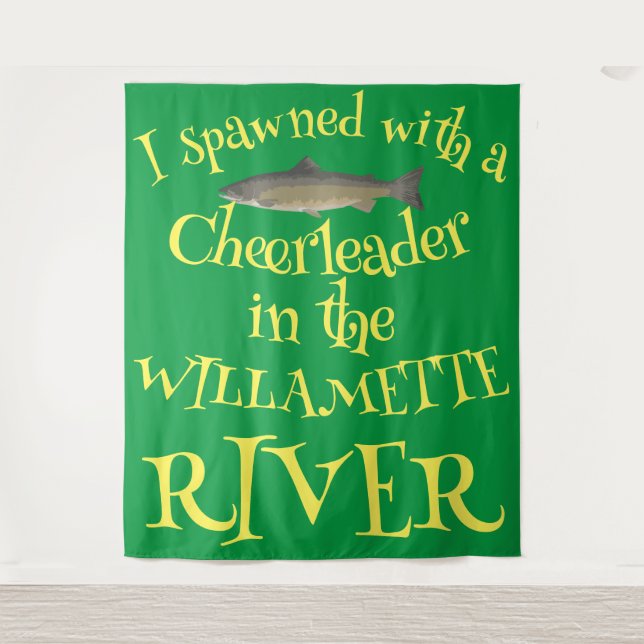 Tapete De Parede Eu despontei com uma Cheerleader na Willamette (Frente)