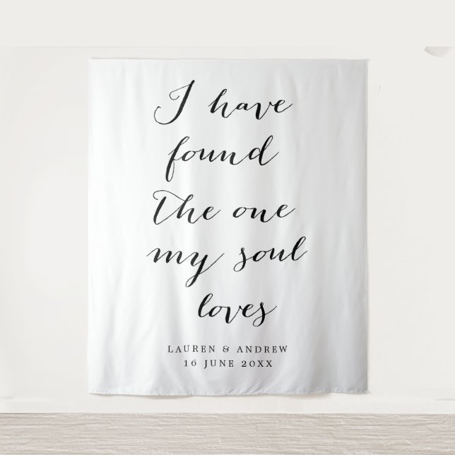 Tapete De Parede Eu Encontrei o Um Fundo de Cerimônia de Casamento (Frente)