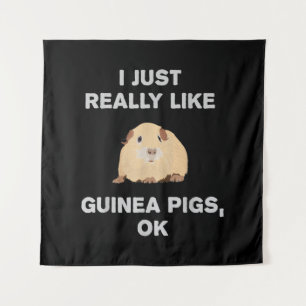 Tapete De Parede Eu Gosto Muito De Porcos De Guiné, Ok, Engraçado