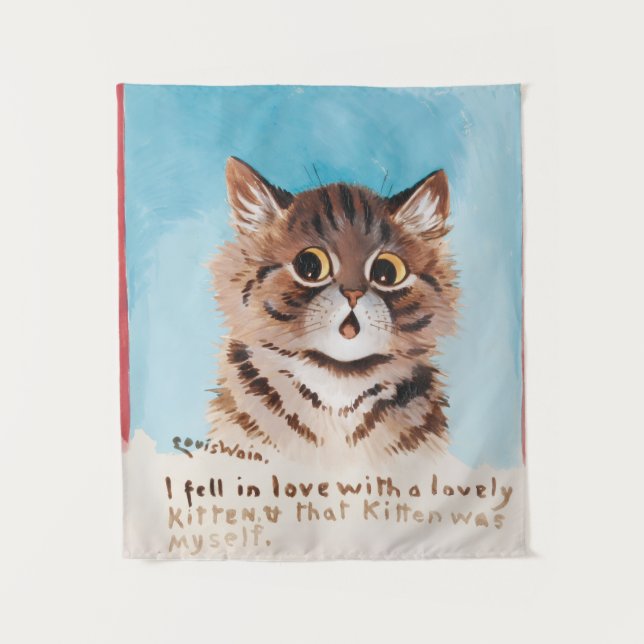 Tapete De Parede Eu me apaixonei por um gatinho adorável (eu mesmo) (Frente)