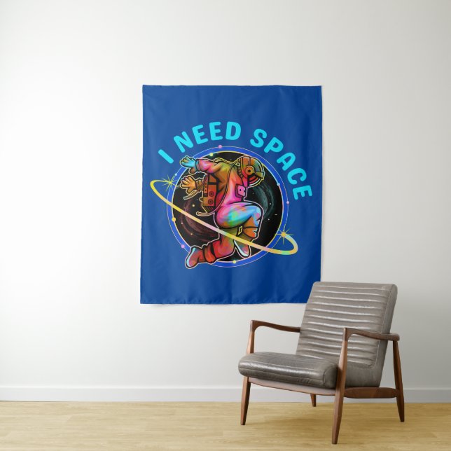 TAPETE DE PAREDE EU PRECISO DE ESPAÇO  (In Situ)