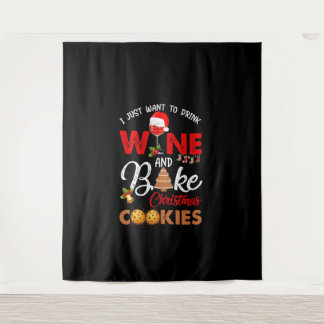 Tapete De Parede Eu só quero beber vinho | Biscoitos de natal assar