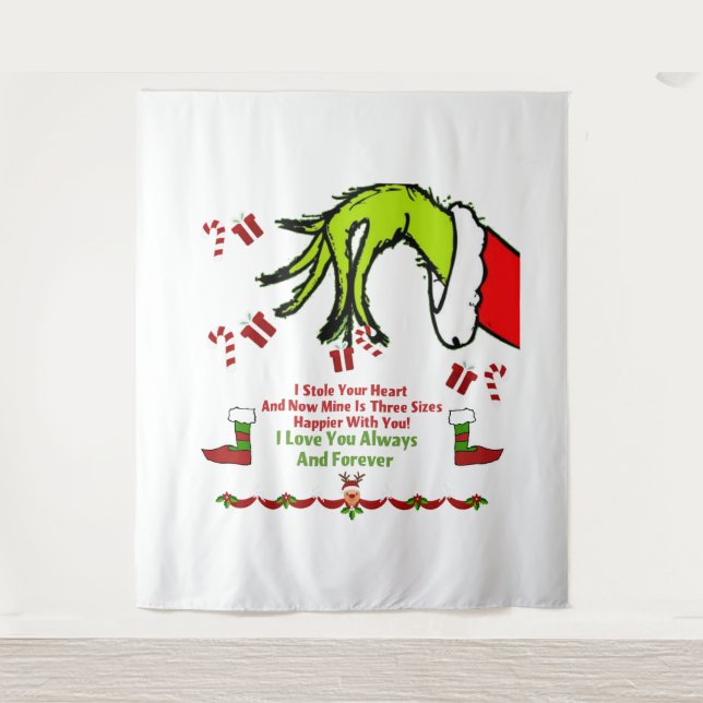 Tapete De Parede Eu te amo sempre e para sempre (Frente)