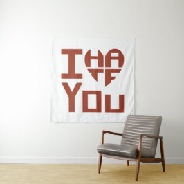 Tapete De Parede Eu Te Corroto, mas eu te odeio