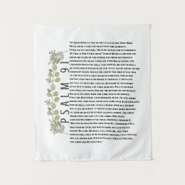 Tapete De Parede Eucalyptus Greenery Scripture Art Salm 91