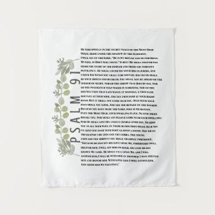 Tapete De Parede Eucalyptus Greenery Scripture Art Salm 91