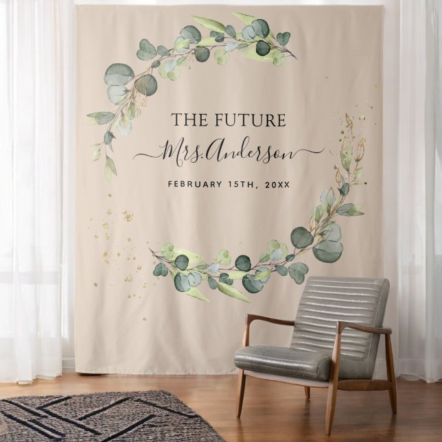 Tapete De Parede Eucalyptus Terracotta Future Sra. Backdrop (Criador carregado)